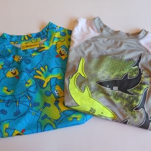 Pair boys swim tops